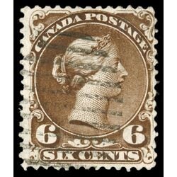 canada stamp 27c queen victoria 6 1868 U F 012