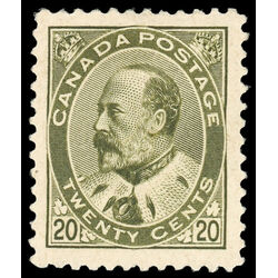 canada stamp 94 edward vii 20 1904 M VF 035