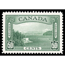canada stamp 244 vancouver harbour 50 1938 M XFNH 032