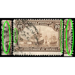 canada stamp 103 cartier s arrival 20 1908 U F 083