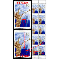 canada stamp 1764ci angel of the last judgement 1998 M VFNH X3 BK