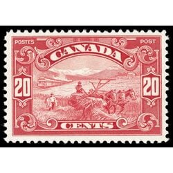 canada stamp 157 harvesting wheat 20 1929 M VF 047