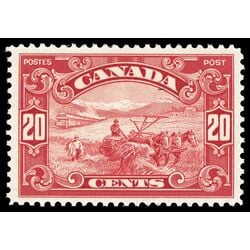 canada stamp 157 harvesting wheat 20 1929 M VF 048