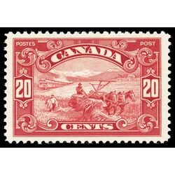 canada stamp 157 harvesting wheat 20 1929 M XF 049