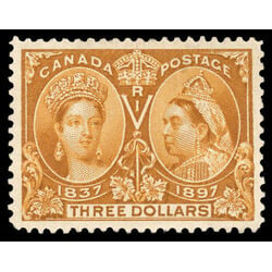 canada stamp 63 queen victoria diamond jubilee 3 1897 M XF 077
