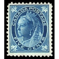 canada stamp 70 queen victoria 5 1897 M F VF 041