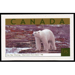 canada stamp 1990b polar bear watching churchill mb 1 25 2003