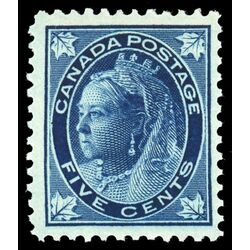 canada stamp 70 queen victoria 5 1897 M VF 045