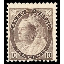 canada stamp 83 queen victoria 10 1898 M F 037