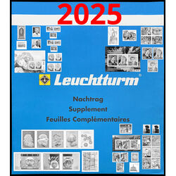 annual supplement for the lighthouse canada stamp album sf hingeless 2025