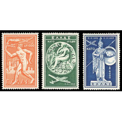 greece complete mint set c71 73