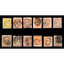 12 canada lovely cork cancellations