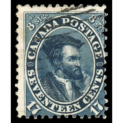 canada stamp 19 jacques cartier 17 1859 U VG 115