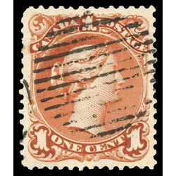 canada stamp 22 queen victoria 1 1868 U VF 058
