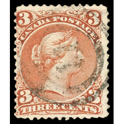 canada stamp 25 queen victoria 3 1868 U F 056