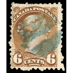 canada stamp 39b queen victoria 6 1872 U 006