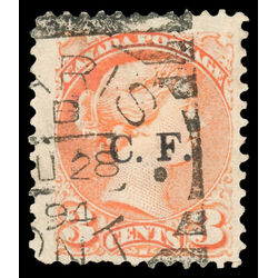 canada stamp 41 queen victoria 3 1888 U F 047