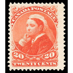 canada stamp 46i queen victoria 20 1893 M F VF 016