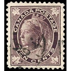canada stamp 73ii queen victoria 10 1897 U VF 004