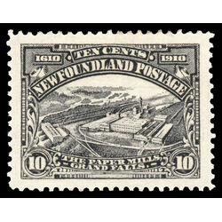 newfoundland stamp 101 paper mills 10 1911 M VF 016