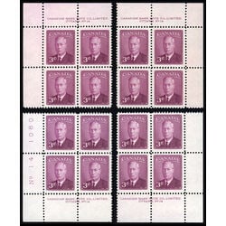 canada stamp 286 king george vi 3 1949 PB SET %2314