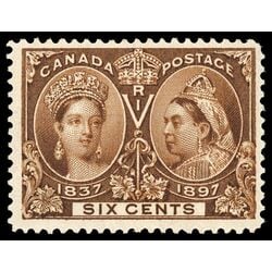 canada stamp 55 queen victoria diamond jubilee 6 1897 M F VFNH 071