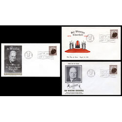 canada stamp 440 sir winston churchill 5 1965 FDC 004