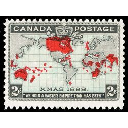 canada stamp 86 imperial penny postage christmas 2 1898 M F VFNH 037
