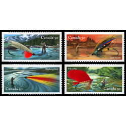 canada stamp 2088a d fishing flies 2005