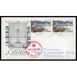 canada stamp 600 vancouver 1 1972 FDC PC 011