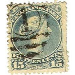 canada rare stamp 30iii pawbroker variety 1 1868
