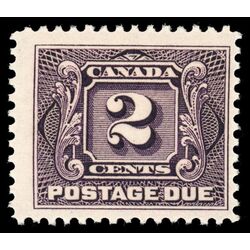 canada stamp j postage due j2 first postage due issue 2 1906 M F VFNH 005