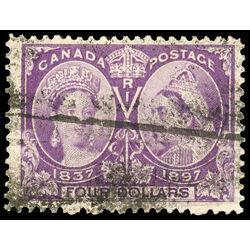 canada stamp 64 queen victoria diamond jubilee 4 1897 U F 076