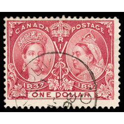 canada stamp 61 queen victoria diamond jubilee 1 1897 U F 123