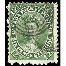 canada stamp 18 queen victoria 12 1859 U F 073