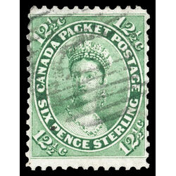 canada stamp 18 queen victoria 12 1859 U VF 075