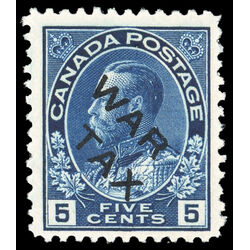 canada stamp mr war tax mr2b war tax 5 1915 M F VFNH 050