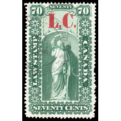 canada revenue stamp ql7 law stamps 70 1864