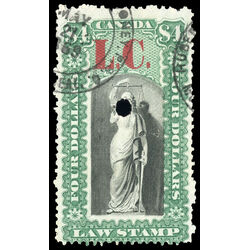 canada revenue stamp ql13 law stamps 4 1864