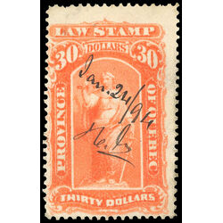 canada revenue stamp ql55 law stamps 30 1893