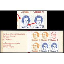 canada stamp bk booklets bk74 caricature definitives 25 1974 A 003