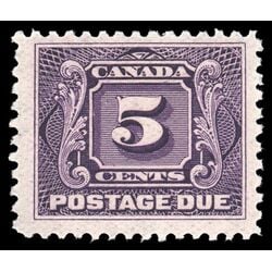 canada stamp j postage due j4a first postage due issue 5 1906 M VF 008