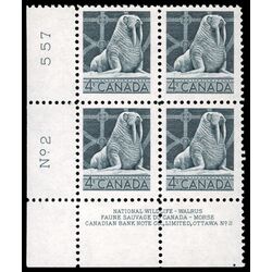 canada stamp 335 walrus 4 1954 PB LL %232