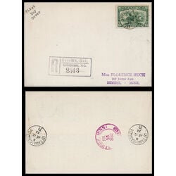 canada stamp 194 britannia 13 1932 FDC PC 031