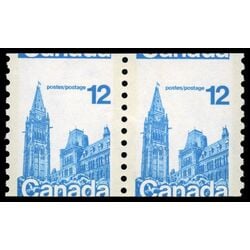 canada stamp 729 pair parliament 1977 M NH 003