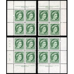 canada stamp 338 queen elizabeth ii 2 1954 PB SET %232 018