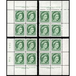 canada stamp 338 queen elizabeth ii 2 1954 PB SET %235 020