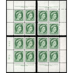 canada stamp 338 queen elizabeth ii 2 1954 PB SET %235