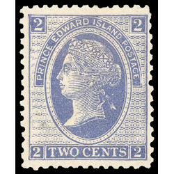 prince edward island stamp 12 queen victoria 2 1872 M VF 012