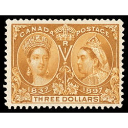 canada stamp 63 queen victoria diamond jubilee 3 1897 M VF 080